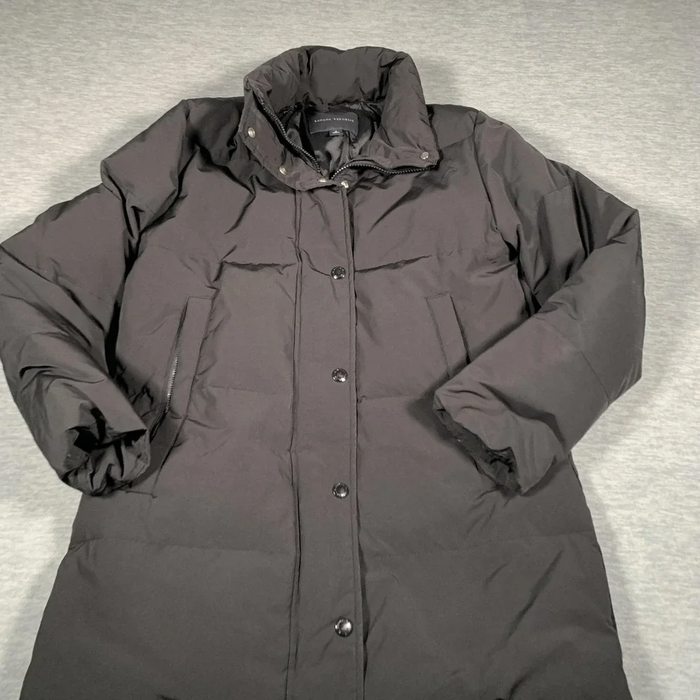 Banana Republic Jacket‎ Mens Small Down Puffer Parka Coat Winter Warm Hooded